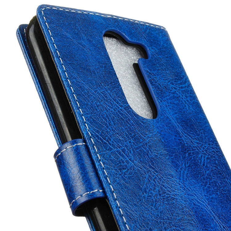 For LG X Mach Retro Crazy Horse Texture Horizontal Flip Leather Case with Holder & Card Slots & Wallet & Photo Frame