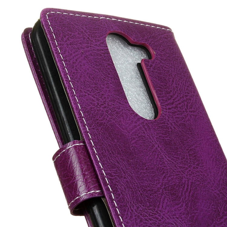 For LG X Mach Retro Crazy Horse Texture Horizontal Flip Leather Case with Holder & Card Slots & Wallet & Photo Frame