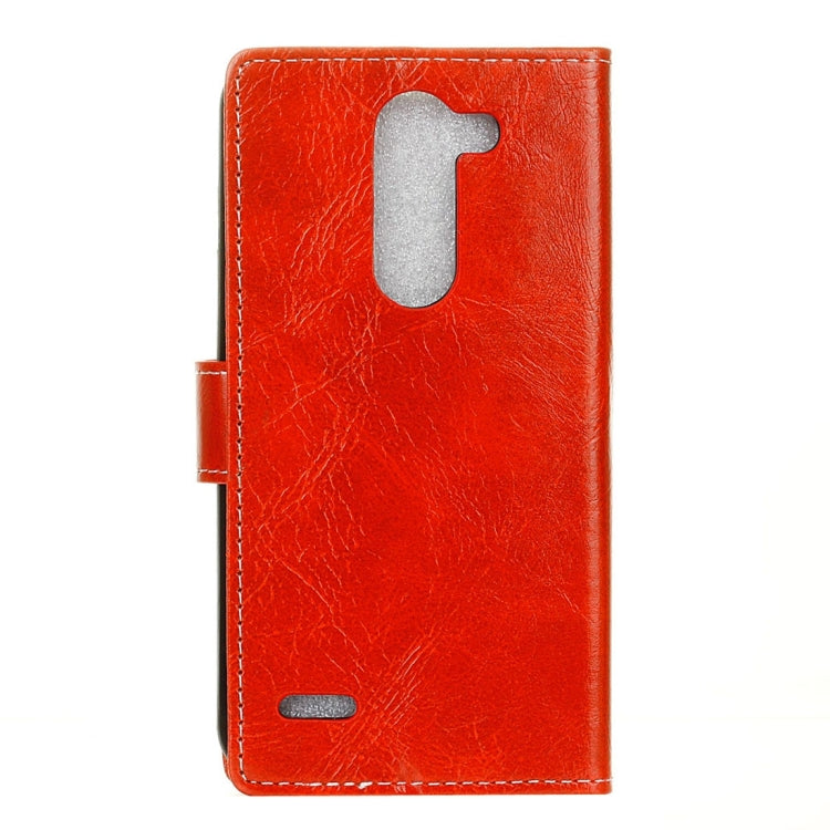 For LG X Mach Retro Crazy Horse Texture Horizontal Flip Leather Case with Holder & Card Slots & Wallet & Photo Frame