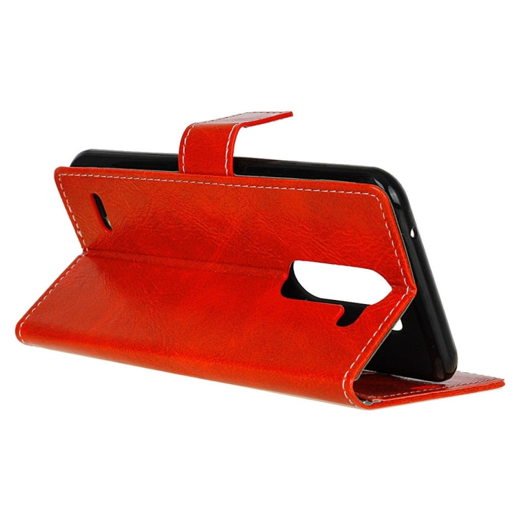 For LG X Mach Retro Crazy Horse Texture Horizontal Flip Leather Case with Holder & Card Slots & Wallet & Photo Frame