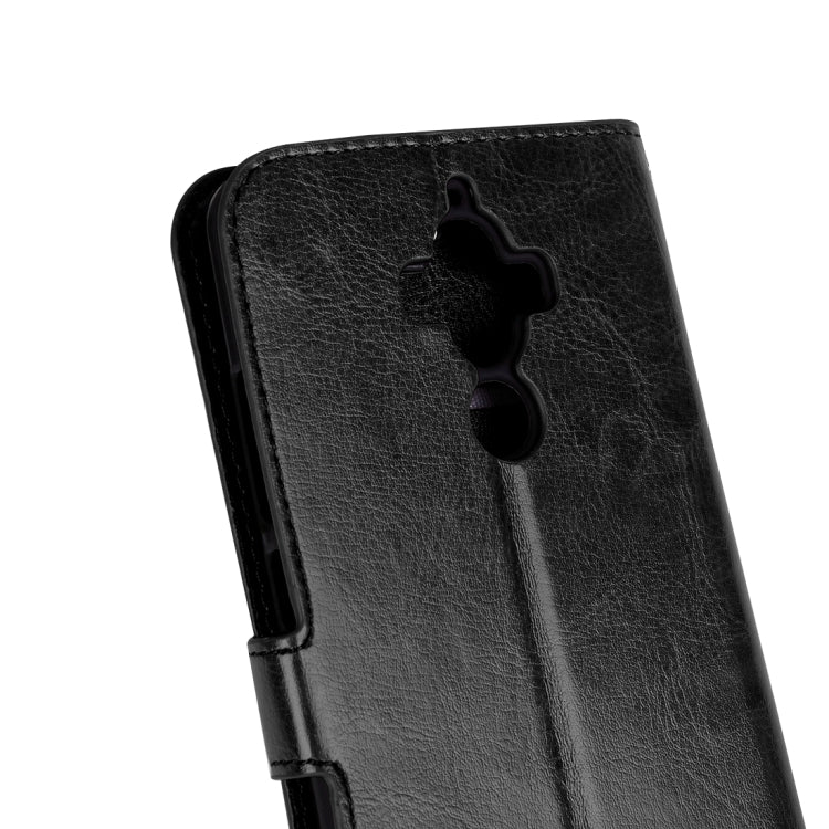 For Huawei Mate 9 Crazy Horse Texture Horizontal Flip PU Leather Case with Holder & Card Slots & Wallet & Photo Frame & Lanyard & Magnetic Buckle