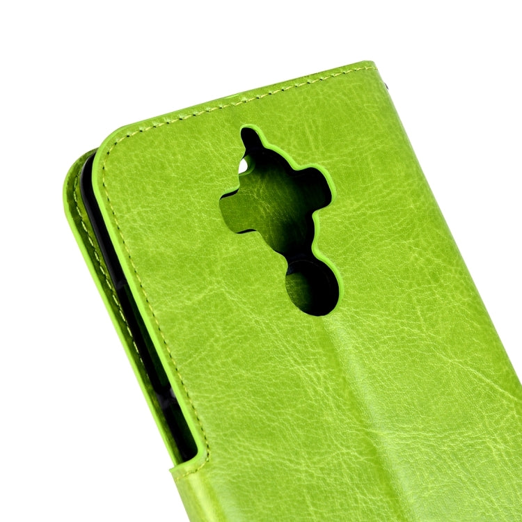 For Huawei Mate 9 Crazy Horse Texture Horizontal Flip PU Leather Case with Holder & Card Slots & Wallet & Photo Frame & Lanyard & Magnetic Buckle