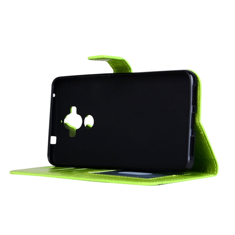 For Huawei Mate 9 Crazy Horse Texture Horizontal Flip PU Leather Case with Holder & Card Slots & Wallet & Photo Frame & Lanyard & Magnetic Buckle