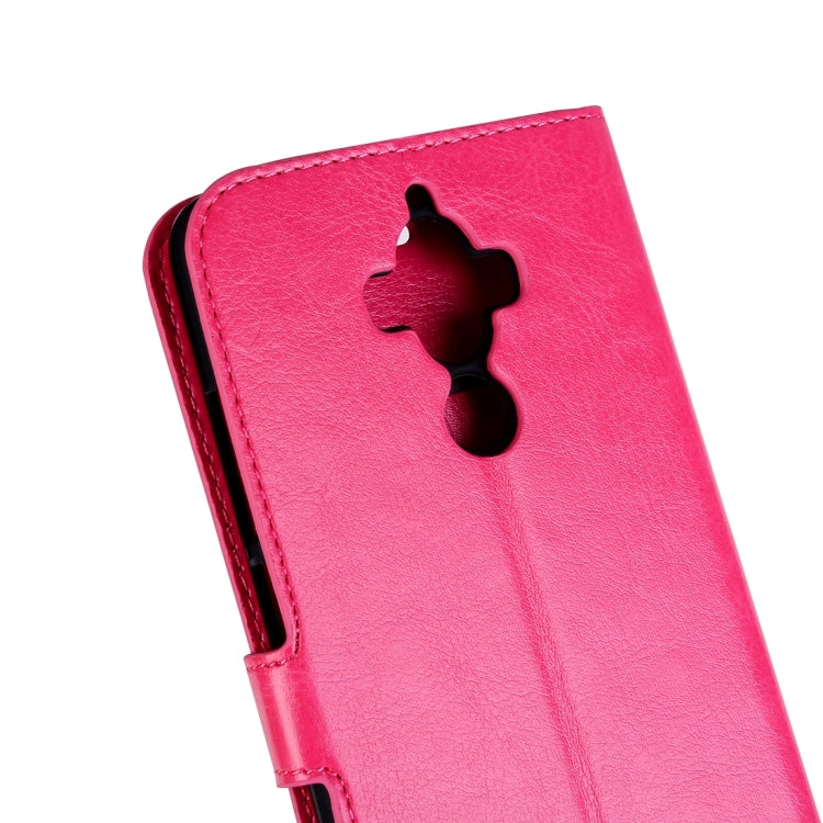 For Huawei Mate 9 Crazy Horse Texture Horizontal Flip PU Leather Case with Holder & Card Slots & Wallet & Photo Frame & Lanyard & Magnetic Buckle