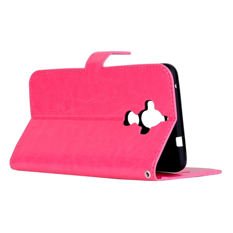 For Huawei Mate 9 Crazy Horse Texture Horizontal Flip PU Leather Case with Holder & Card Slots & Wallet & Photo Frame & Lanyard & Magnetic Buckle