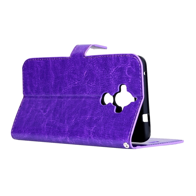 For Huawei Mate 9 Crazy Horse Texture Horizontal Flip PU Leather Case with Holder & Card Slots & Wallet & Photo Frame & Lanyard & Magnetic Buckle