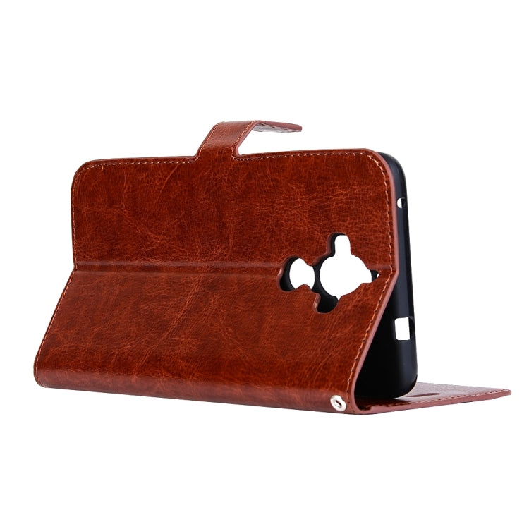 For Huawei Mate 9 Crazy Horse Texture Horizontal Flip PU Leather Case with Holder & Card Slots & Wallet & Photo Frame & Lanyard & Magnetic Buckle