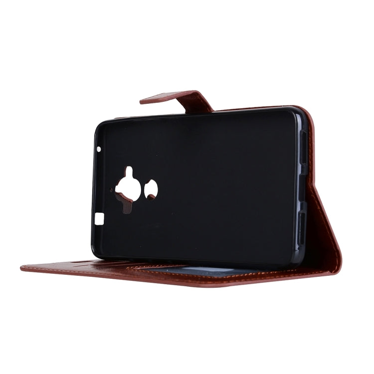 For Huawei Mate 9 Crazy Horse Texture Horizontal Flip PU Leather Case with Holder & Card Slots & Wallet & Photo Frame & Lanyard & Magnetic Buckle