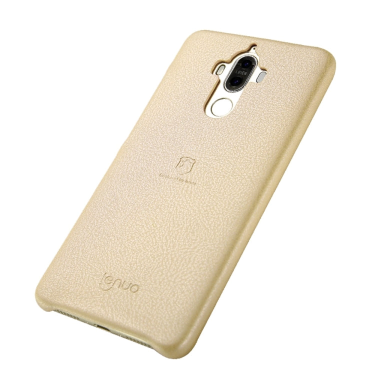 Lenuo for Huawei Mate 9 Litchi Texture PU + PC Paste Skin Protective Case