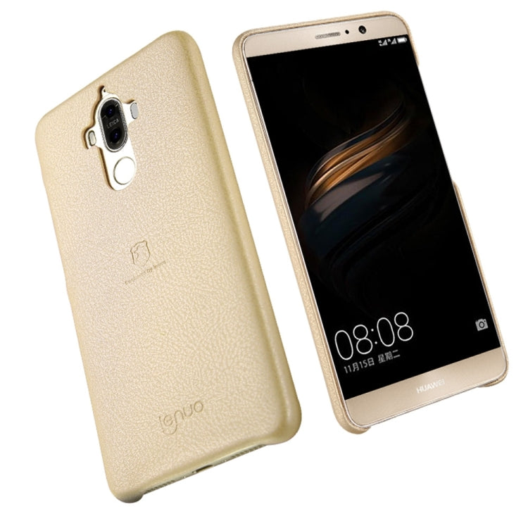Lenuo for Huawei Mate 9 Litchi Texture PU + PC Paste Skin Protective Case