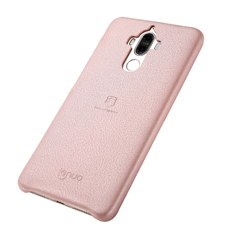 Lenuo for Huawei Mate 9 Litchi Texture PU + PC Paste Skin Protective Case