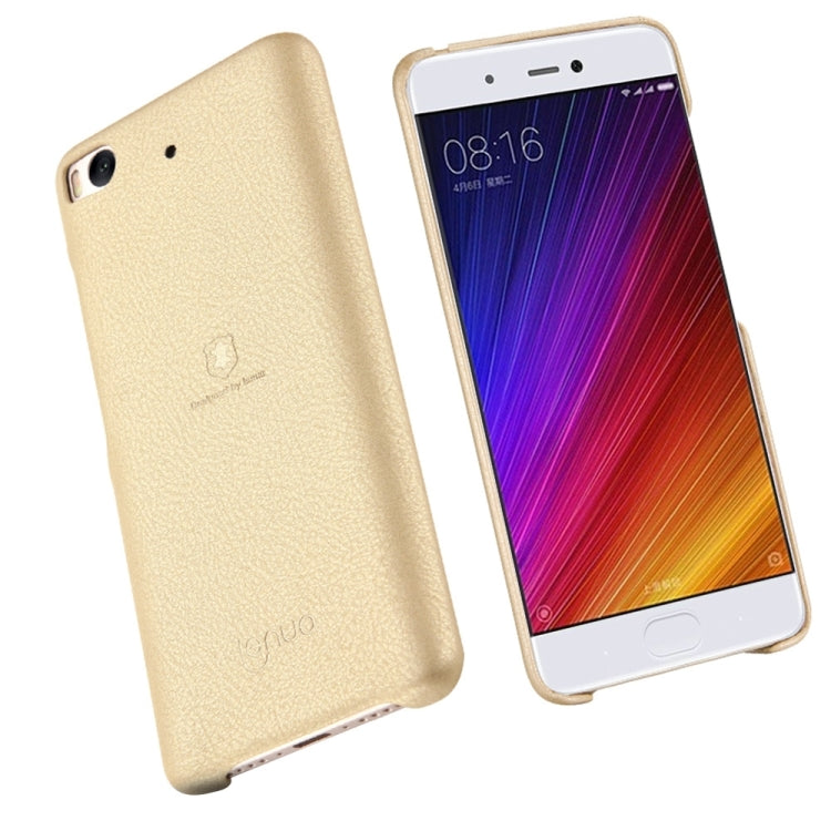 Lenuo for Xiaomi Mi 5s Litchi Texture PU + PC Paste Skin Protective Case