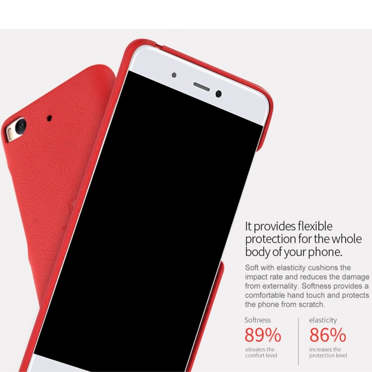 Lenuo for Xiaomi Mi 5s Litchi Texture PU + PC Paste Skin Protective Case