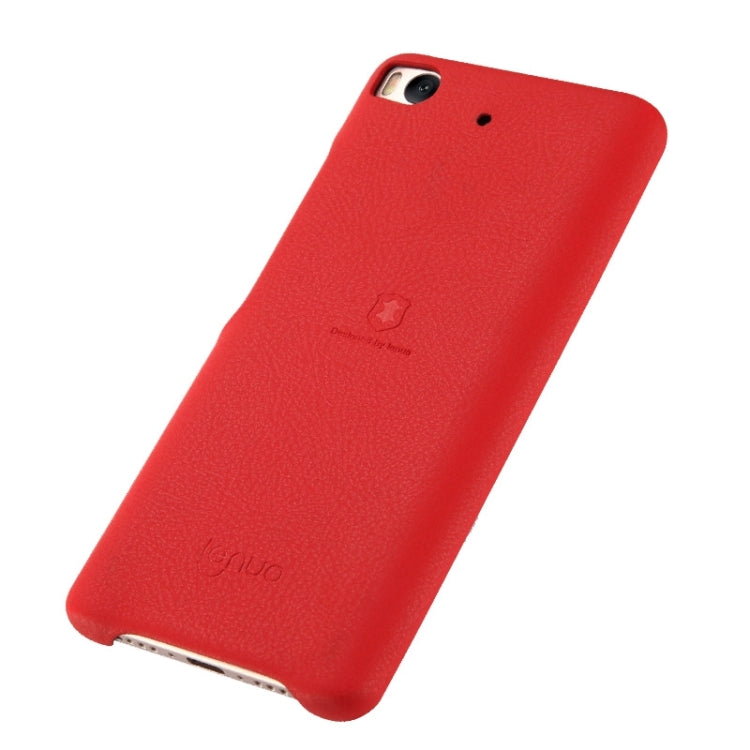 Lenuo for Xiaomi Mi 5s Litchi Texture PU + PC Paste Skin Protective Case