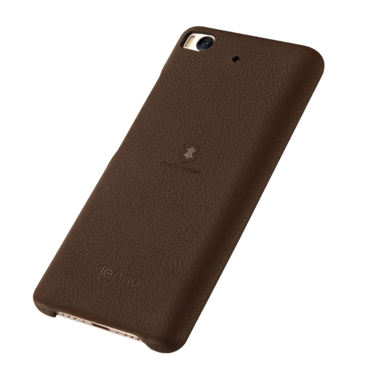 Lenuo for Xiaomi Mi 5s Litchi Texture PU + PC Paste Skin Protective Case