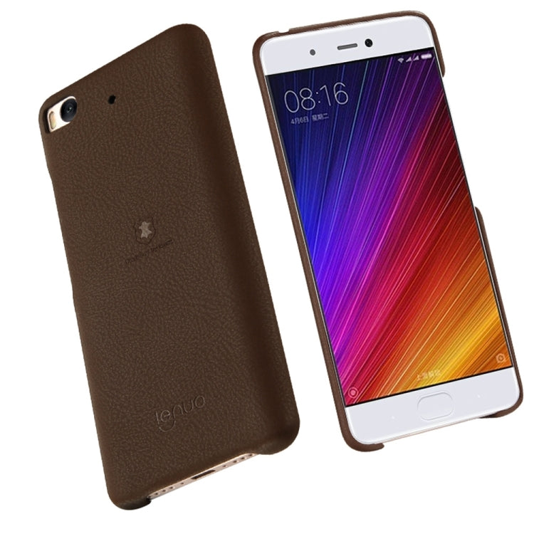 Lenuo for Xiaomi Mi 5s Litchi Texture PU + PC Paste Skin Protective Case