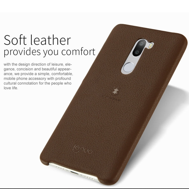 Lenuo for Xiaomi Mi 5s Plus Litchi Texture PU + PC Paste Skin Protective Case