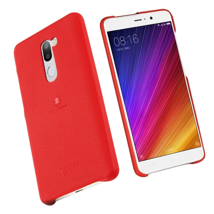 Lenuo for Xiaomi Mi 5s Plus Litchi Texture PU + PC Paste Skin Protective Case