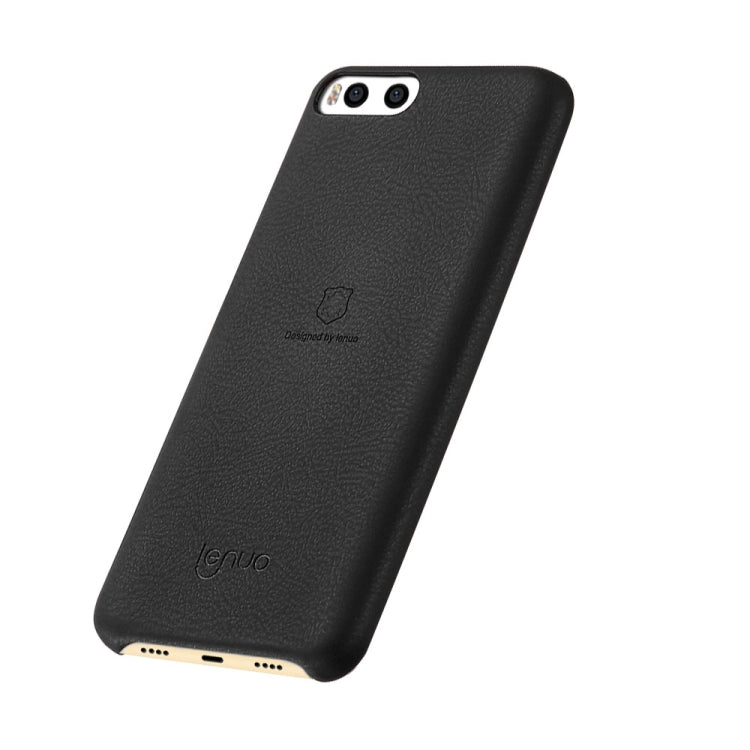 Lenuo for Xiaomi Mi 6 Litchi Texture PU + PC Paste Skin Protective Case