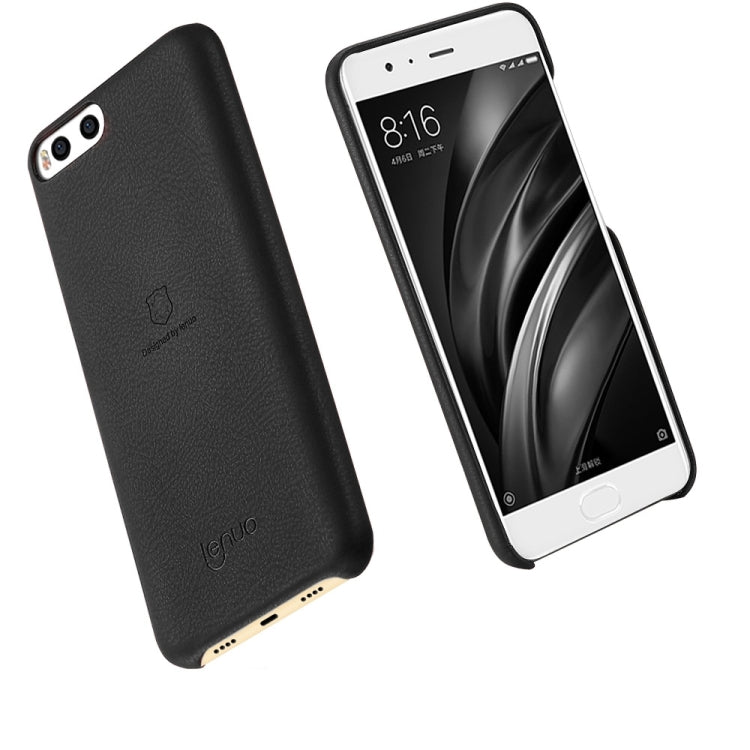 Lenuo for Xiaomi Mi 6 Litchi Texture PU + PC Paste Skin Protective Case