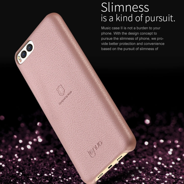 Lenuo for Xiaomi Mi 6 Litchi Texture PU + PC Paste Skin Protective Case