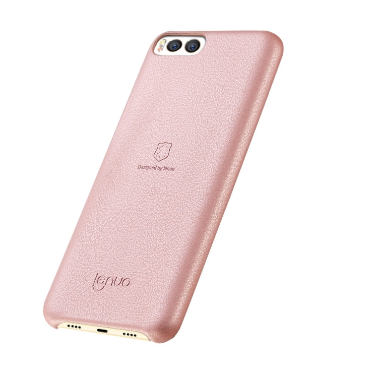 Lenuo for Xiaomi Mi 6 Litchi Texture PU + PC Paste Skin Protective Case