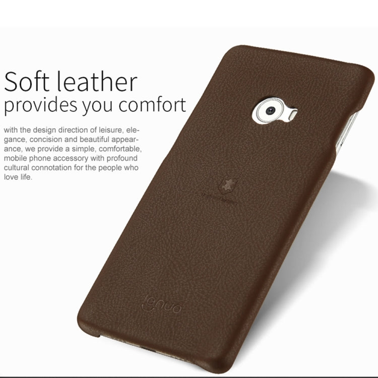 Lenuo for Xiaomi Note 2 Litchi Texture PU + PC Paste Skin Protective Case