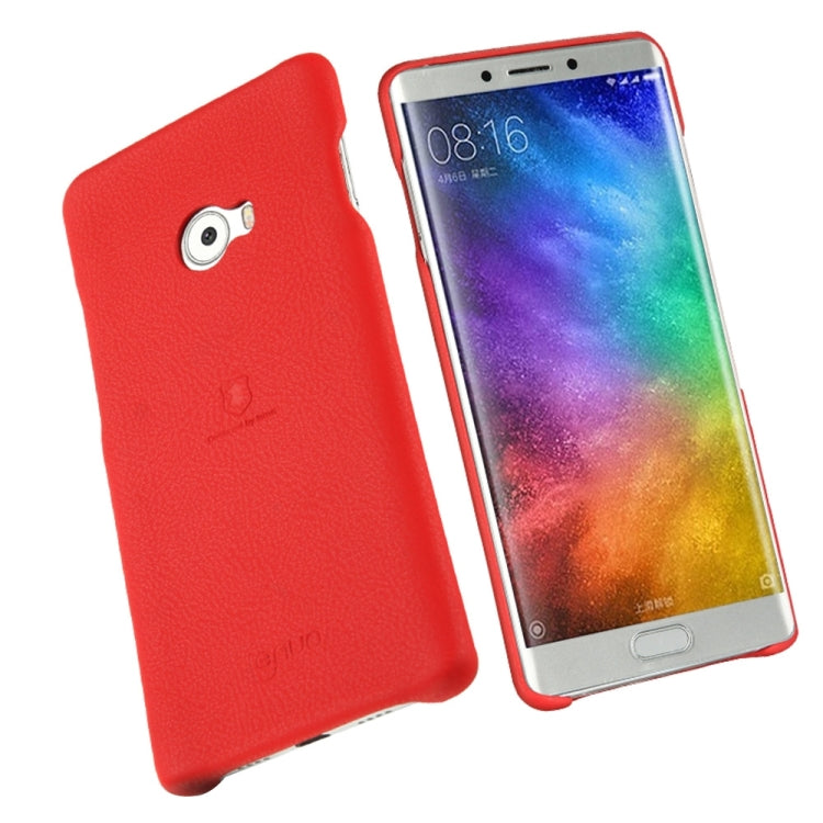 Lenuo for Xiaomi Note 2 Litchi Texture PU + PC Paste Skin Protective Case