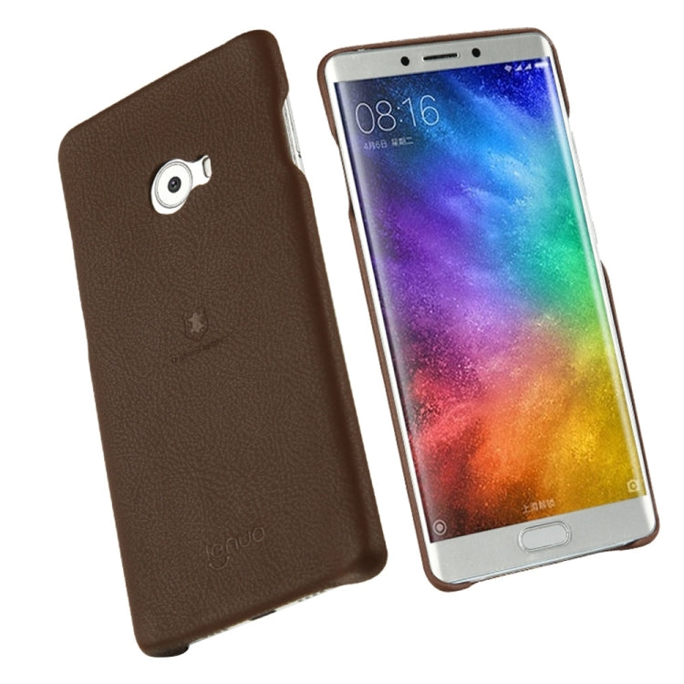 Lenuo for Xiaomi Note 2 Litchi Texture PU + PC Paste Skin Protective Case