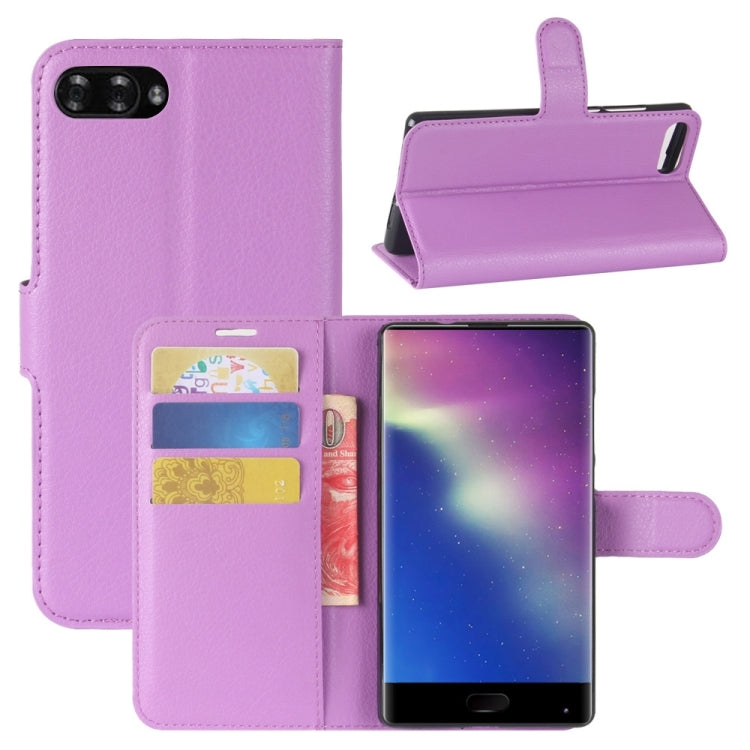 For DOOGEE Mix Litchi Texture Horizontal Flip Leather Case with Holder & Card Slots & Wallet