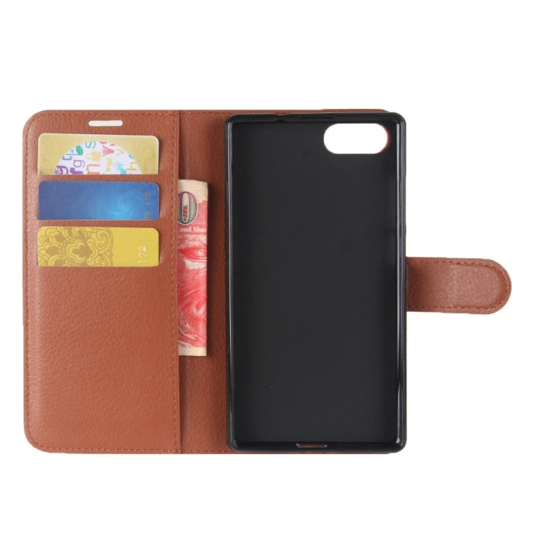 For DOOGEE Mix Litchi Texture Horizontal Flip Leather Case with Holder & Card Slots & Wallet