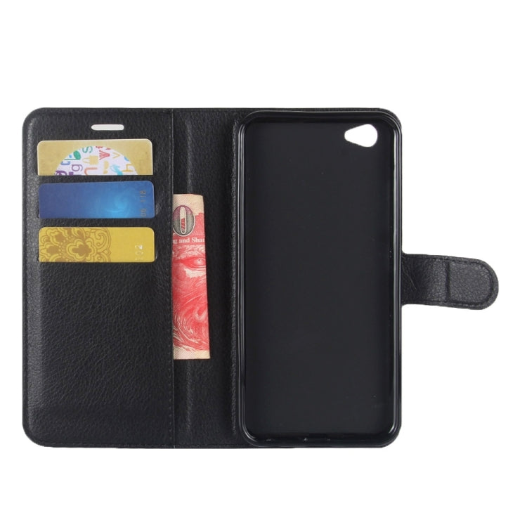 For Vivo X9s Litchi Texture Horizontal Flip Leather Case with Holder & Card Slots & Wallet
