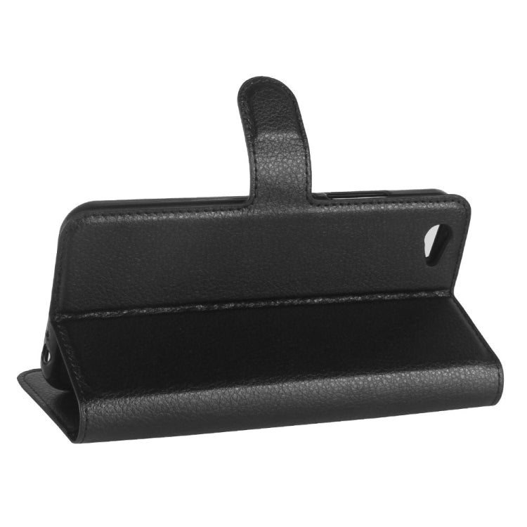 For Vivo X9s Litchi Texture Horizontal Flip Leather Case with Holder & Card Slots & Wallet