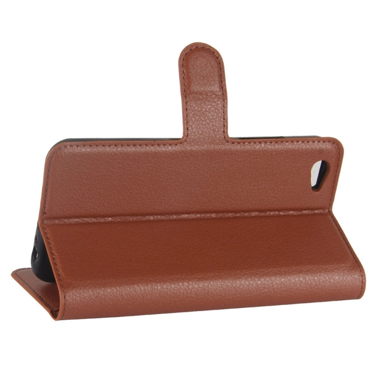 For Vivo X9s Litchi Texture Horizontal Flip Leather Case with Holder & Card Slots & Wallet