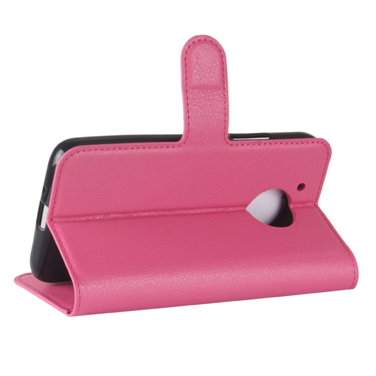 For Motorola Moto E4 (US Version) Litchi Texture Horizontal Flip Leather Case with Holder & Card Slots & Wallet