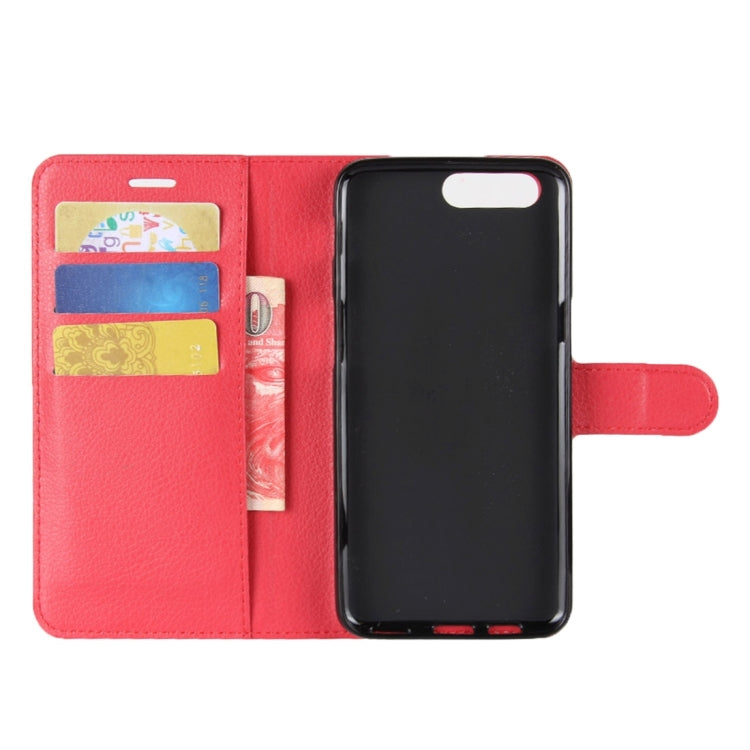 For Asus Zenfone 4 Max ZC554KL Litchi Texture Horizontal Flip Leather Case with Holder & Card Slots & Wallet