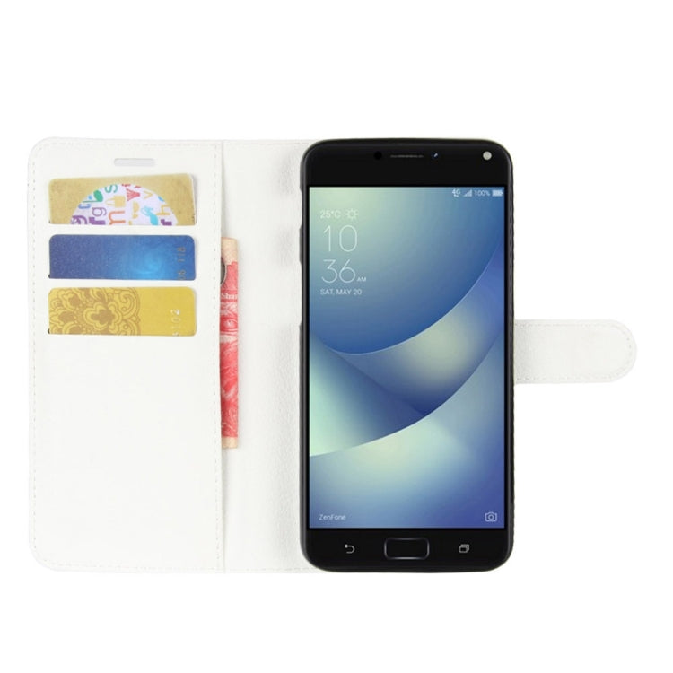 For Asus Zenfone 4 Max ZC554KL Litchi Texture Horizontal Flip Leather Case with Holder & Card Slots & Wallet