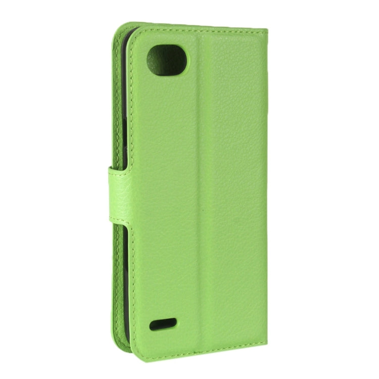 For LG Q6 Litchi Texture Horizontal Flip Leather Case with Holder & Card Slots & Wallet