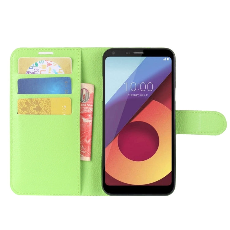 For LG Q6 Litchi Texture Horizontal Flip Leather Case with Holder & Card Slots & Wallet