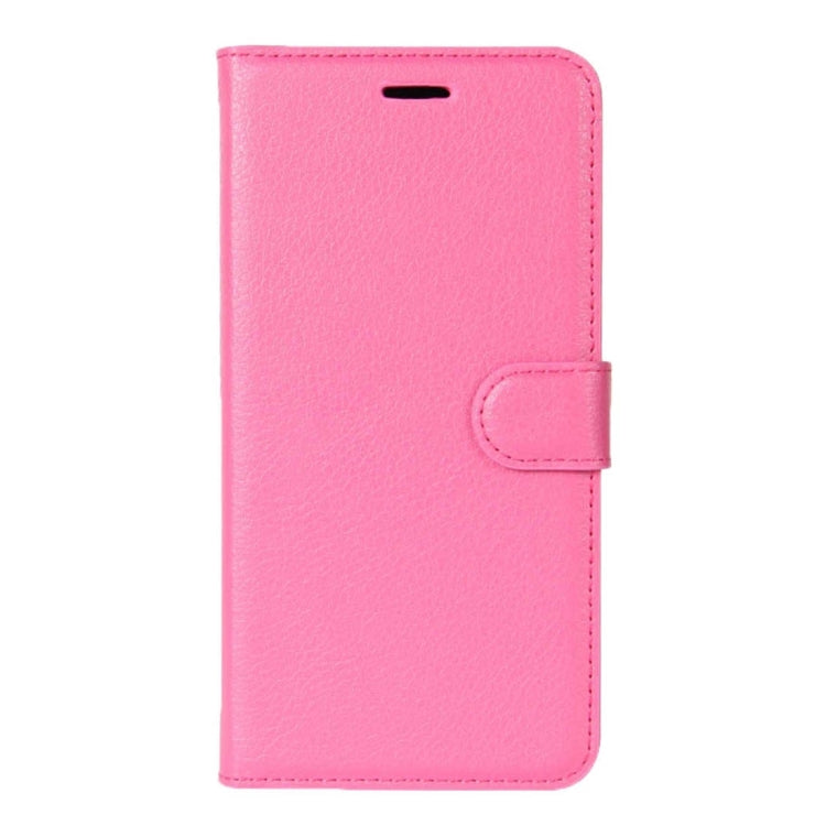 For LG Q6 Litchi Texture Horizontal Flip Leather Case with Holder & Card Slots & Wallet