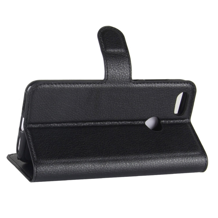 For Huawei Enjoy 7 Litchi Texture Horizontal Flip Leather Case with Holder & Card Slots & Wallet