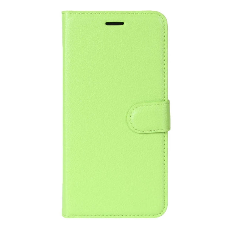 For Huawei Enjoy 7 Litchi Texture Horizontal Flip Leather Case with Holder & Card Slots & Wallet