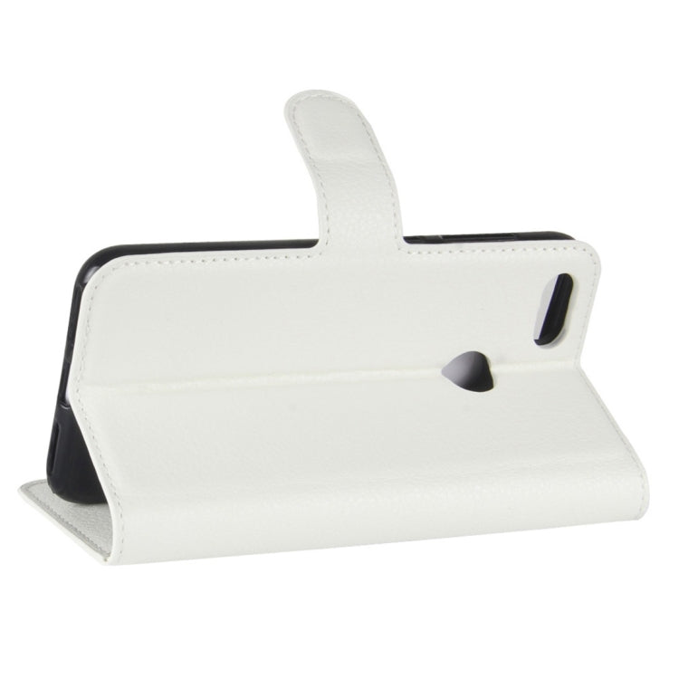 For Huawei Enjoy 7 Litchi Texture Horizontal Flip Leather Case with Holder & Card Slots & Wallet