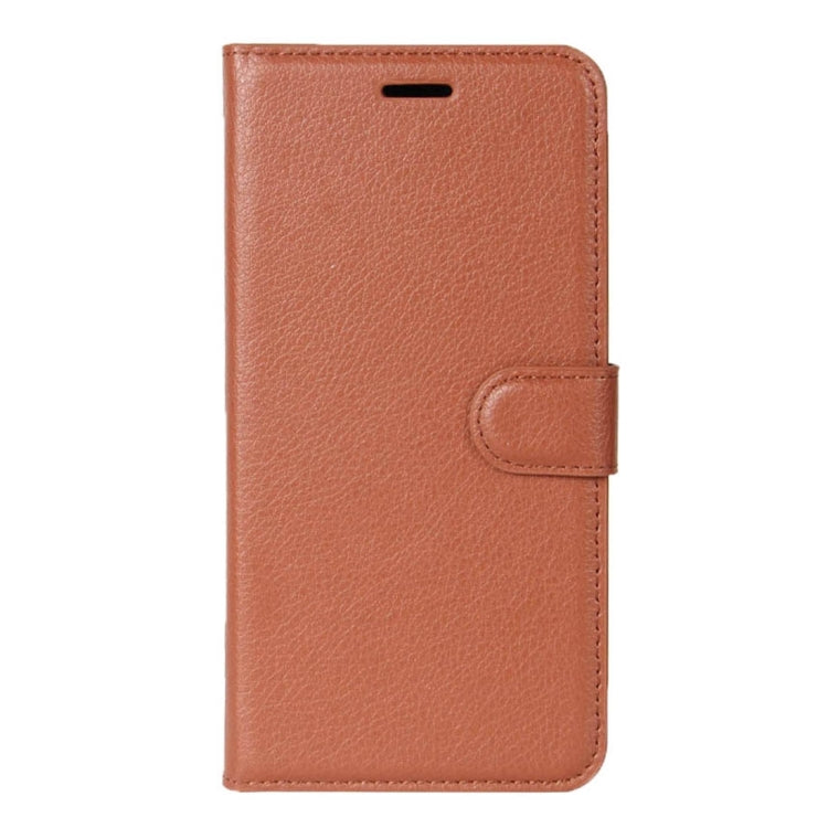For Huawei Enjoy 7 Litchi Texture Horizontal Flip Leather Case with Holder & Card Slots & Wallet