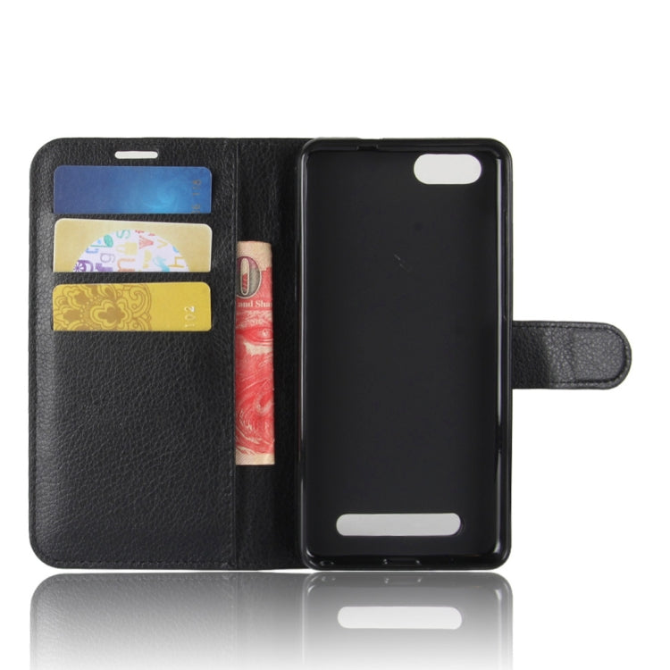 For DOOGEE X30 / X30L Litchi Texture Horizontal Flip Leather Case with Holder & Card Slots & Wallet
