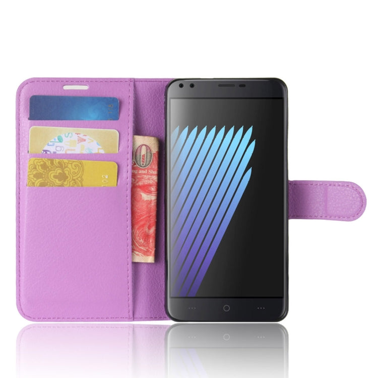 For DOOGEE X30 / X30L Litchi Texture Horizontal Flip Leather Case with Holder & Card Slots & Wallet