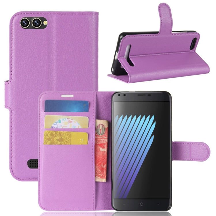 For DOOGEE X30 / X30L Litchi Texture Horizontal Flip Leather Case with Holder & Card Slots & Wallet