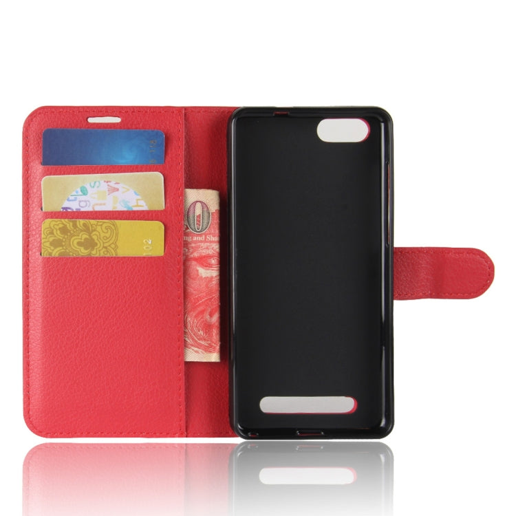 For DOOGEE X30 / X30L Litchi Texture Horizontal Flip Leather Case with Holder & Card Slots & Wallet