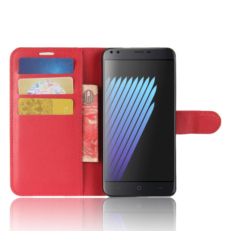 For DOOGEE X30 / X30L Litchi Texture Horizontal Flip Leather Case with Holder & Card Slots & Wallet