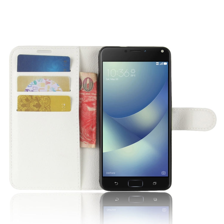 For Asus Zenfone 4 Max (ZC520KL) Litchi Texture Horizontal Flip Leather Case with Holder & Card Slots & Wallet